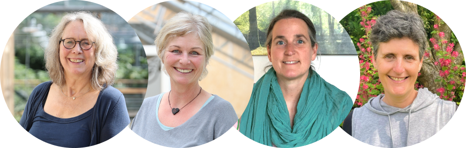 Portraits Dörthe Vollbehr, Sabine Röhrs und Eva Maria Hübner